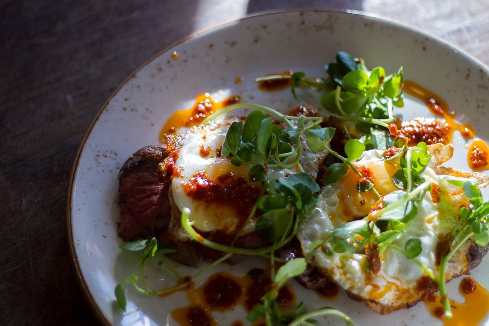 steak-n-eggs-with-harissa